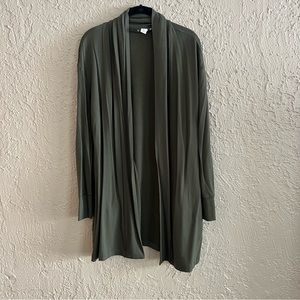 ⭐️ Daily Ritual Green Open-Front Cardigan Sweater